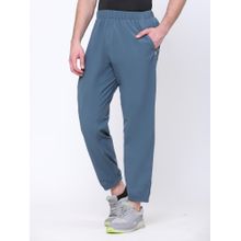 Dida Men's Blue Regular Sports Activewear Track Pant