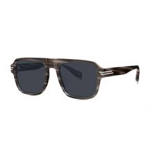BOLON Men Blue Grey Aviator Sunglasses with Polarised and UV Protection (53)