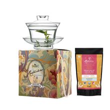 Radhikas Glass Gaiwan and Assam Masala Tea Gift Box