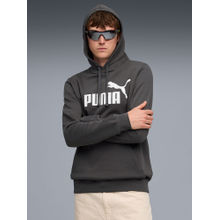 Puma Essentials No. 1 Logo Men Grey Comfort Hoodie