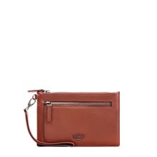 Eske Gin Leather Travel Pouch With Spacious Compartment, Tan