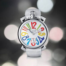 GaGa MILANO Mechanical Watch With White Dial Swiss Made Watch For Men-5010MN01S0LAWH0 (M)