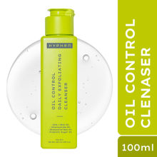 Hyphen Oil Control Exfoliating Cleanser, 2% AHA + BHA Salicylic Acid Face Wash for Oily Skin & Acne