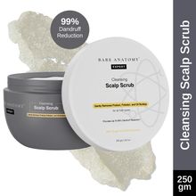 Bare Anatomy Scalp Scrub with Natural AHAs, Coconut & Sugar | Get Up To 99% Dandruff Reduction