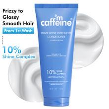 MCaffeine Glossy Hair Conditioner with 10% Shine Complex, Shinier Hair in 1 Use, 48 Hr Frizz Control