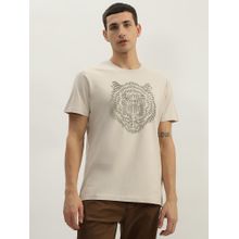 Antony Morato Beige Printed T-Shirt