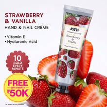 Nykaa Wanderlust Rose & White Musk Hand & Nail Cream - Hydration with Vitamin E & Hyaluronic Acid
