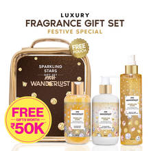 Nykaa Wanderlust Luxury Perfume Rakhi Gift set with Free Pouch