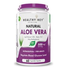 HealthyHey Nutrition Aloe Vera Extract - Natural & Vegan Veg Capsules