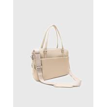 CARPISA ITALIA Jhacaranda V2 Women Messenger Bag with Detachable Strap - Cream (L)