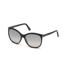 Tom Ford FT0568 57 01c Iconic Oval Shapes In Premium Acetate Sunglasses