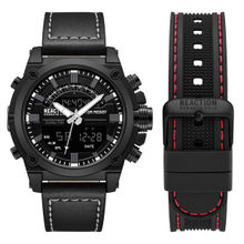 Reaction Kenneth Cole Men Black Dial Watch with Straps (KRWGP0069901) (M)