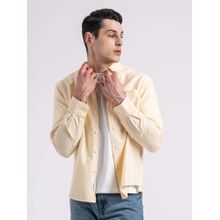 Red Tape Men Yellow Solid Casual Shirt