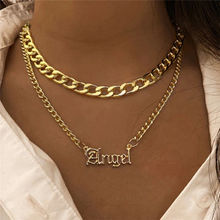 Jewels Galaxy Jewellery For Women Gold Plated Angel Layered Necklace