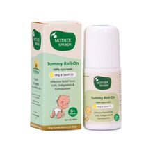 Mother Sparsh Hing Tummy Roll On For Indigestion & Colic Relief With Hing & Saunf Oil