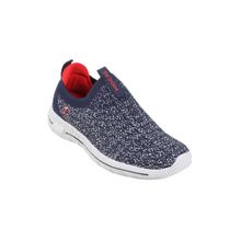 Mochi Men Sports Synthetic Navy Blue Walking Shoes