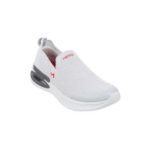 Metro Men Sports Synthetic Off White Walking Shoes