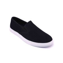 Heel & Buckle London Navy Blue Solid Slip-on Casual Shoes