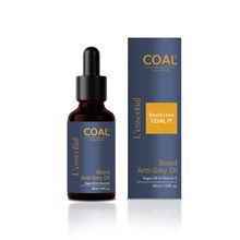 COAL Clean Beauty Beard Anti-Grey Oil With Vitamin E And Darkenyl Slows Premature Greying