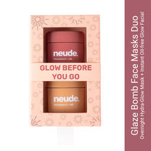 Neude Skin Glow Before You Go Gift Kit Instant Brightening Face Mask & Overnight Repair Mask