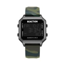 Reaction Kenneth Cole Unisex Digital Silicon Strap Watch - KRWGP9007803