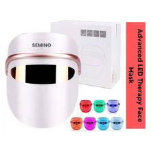 SEMINO Advanced LED Light Therapy Mask for Anti Acne, Anti Aging, Wrinkle Reduction & Radiant Skin