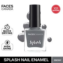 Faces Canada Splash Nail Enamel - Ebony 142