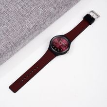Superdry Urban Herringbone Analogue Black Round Dial Men's Watch - SYG184RB