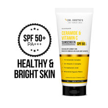 Dr. Sheth'S Ceramide & Vitamin C Sunscreen Spf 50 Pa+++ No White Cast For All Skin Type