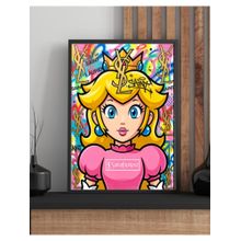 Sun Mun Decors Pop Art Collection Video Game Princess Art Frame