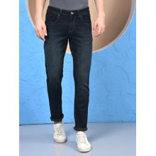 CRIMSOUNE CLUB Men's Black Skinny Jeans