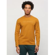 Pepe Jeans Yellow Round Full Sleeves T-Shirt