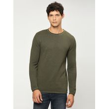 Pepe Jeans Green Lightweight Long Sleeve Sweater