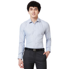 Park Avenue Slim Solid Medium Grey Formal Shirt
