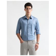 Arrow Newyork Mens Vertical Striped Manhattan Slim Fit Shirt
