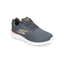 SKECHERS Women Grey & Orange Running Shoes