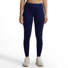 Jockey MW12 Women Tactel Microfiber Elastane Active Wear Leggings - Midnight Sail
