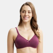 Jockey 1722 Wirefree Non Padded Cotton Elastane Everyday Bra - Prune