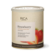Rica Strawberry Liposoluble Wax For Dry Skin With Glyceryl Rosinate & Natural Beeswax