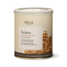 Rica Golden Liposoluble Wax For All Skin Type With Glyceryl Rosinate & Natural Beeswax