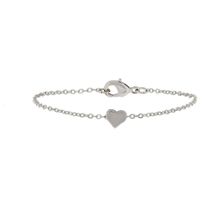 Accessorize London Women's Solid Heart Clasp Bracelet