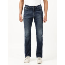 Lee Men Rodeo Crosshatch Indigo Straight Fit Jeans