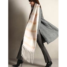 VERO MODA Women White Striped Scarf
