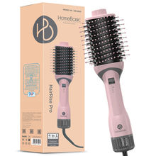 HOMEBASIC Professional Volumizer Hot Hair Dryer Brush - Pink
