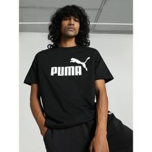 Puma Essentials Logo Men's Black T-Shirt