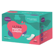 EverEve Anti Bacterial Panty Liners for Women - 60 Pcs