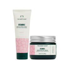 The Body Shop Vitamin E Moisture Cream & Face Wash Combo