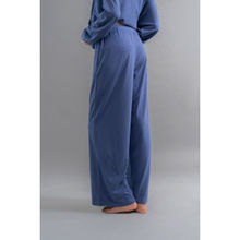 NeceSera Limited Edition Luxflo Travel Blue Flared Pyjamas