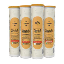 Setu Vitamin C Fizz Effervescent Tablets - Orange