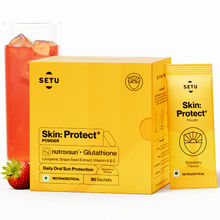 Setu Skin Protect+ Glutathione First Drinkable Sunshield Powder - Strawberry